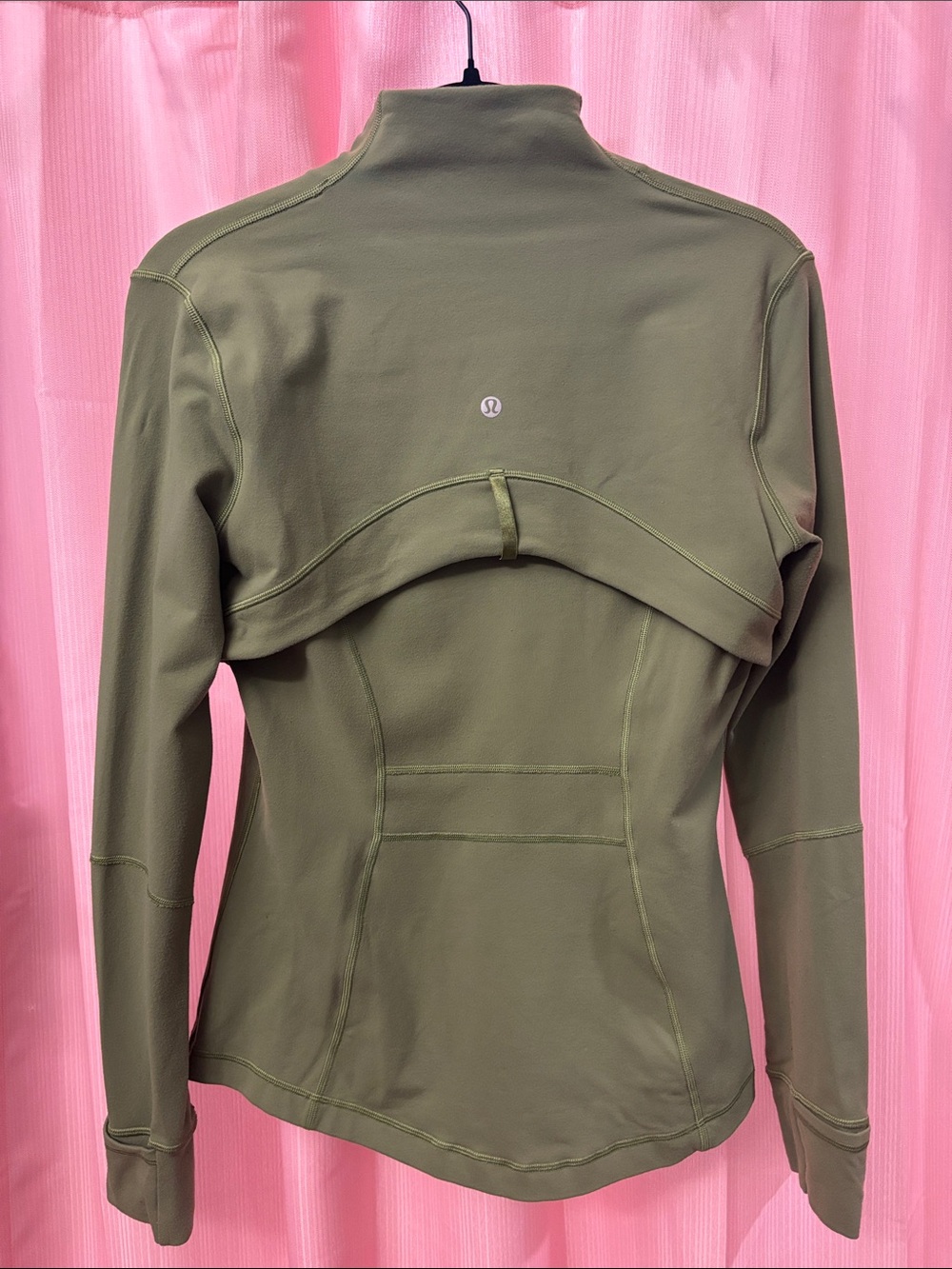 lululemon athletica Olive Green Zip Front Active Jacket - Picture 2 of 2